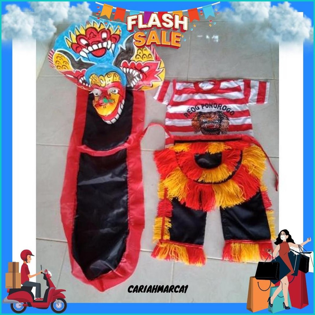 Pake Barongan Anak Dan Baju . Baju Barongan Anak Murah. Barongan Anak. Barongan Murah. Baju Reog. Ba