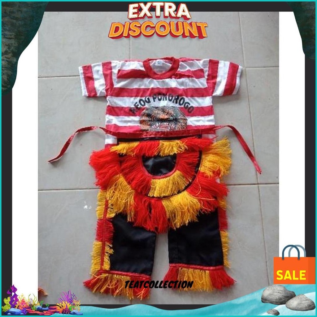 Pake Barongan Anak Dan Baju . Baju Barongan Anak Murah. Barongan Anak. Barongan Murah. Baju Reog. Ba