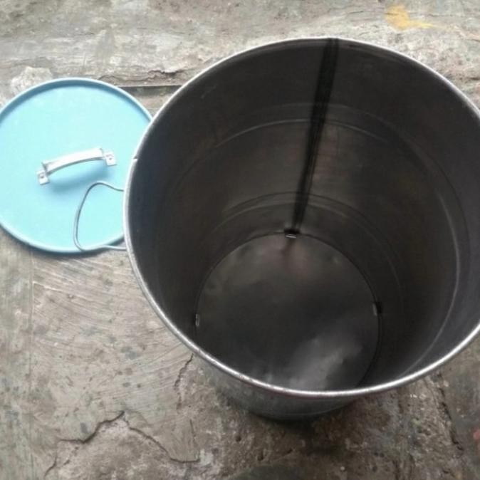 drum besi 50 liter/tong sampah besi
