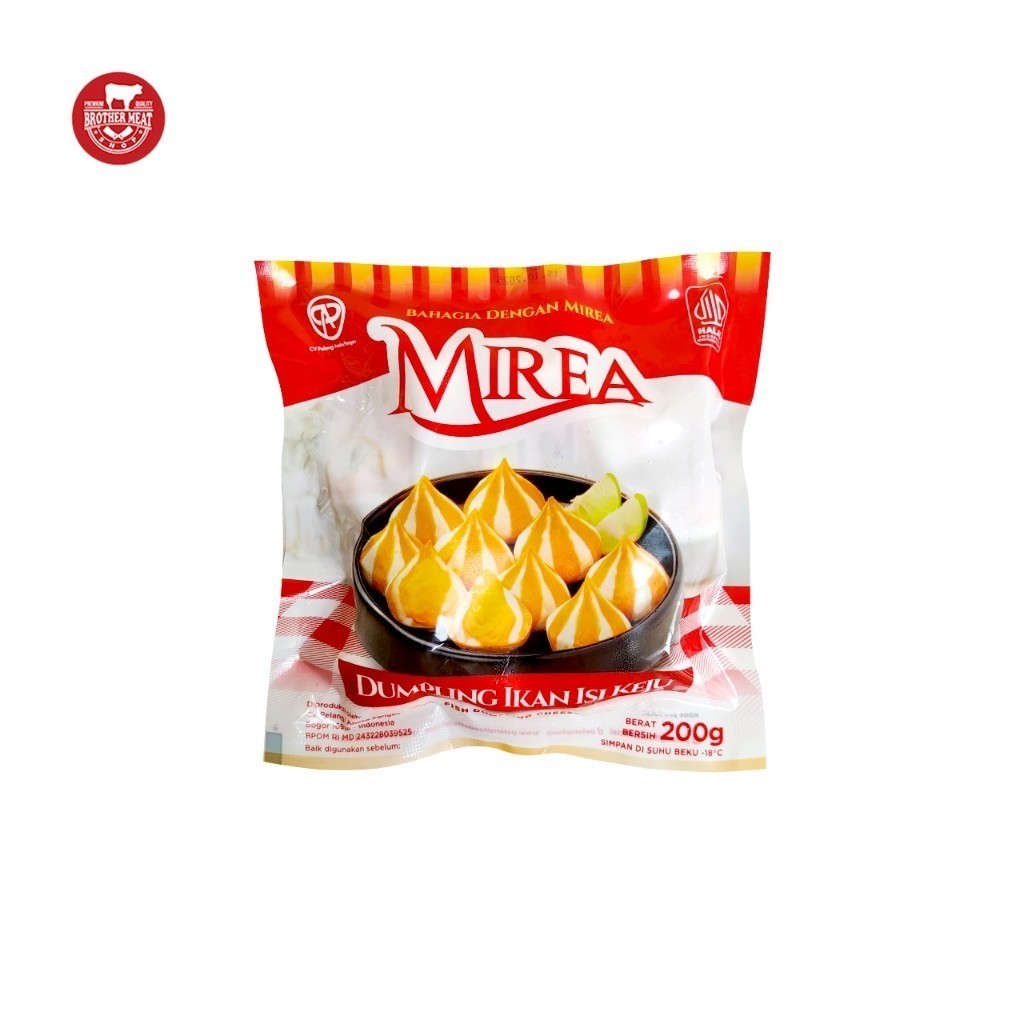 

Mirea Dumpling Keju 200gr, Olahan Seafood - Brothermeatshop