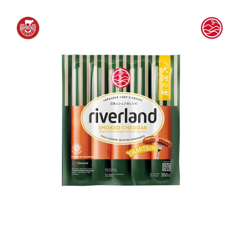 

Riverland Smoked Cheddar Sausage 360gr - Brothermeatshop