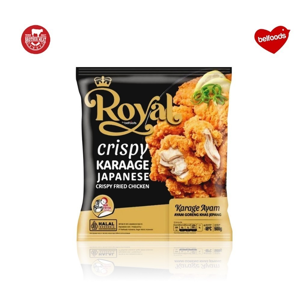

Belfoods Royal Crispy Karaage Japanese 500gr, Halal - Brothermeatshop