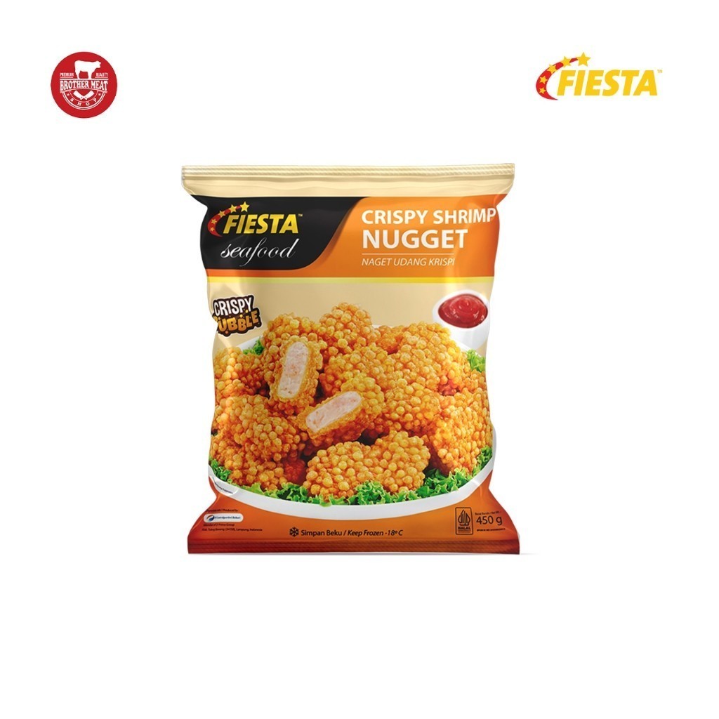 

Fiesta Seafood Crispy Shrimp Nugget 450gr - Brothermeatshop