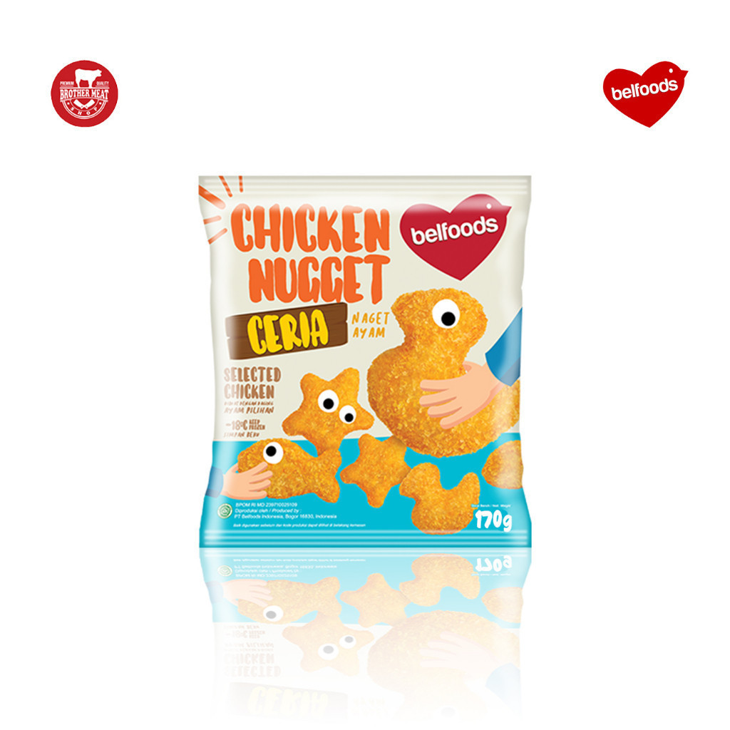 

Belfoods Chicken Nugget Ceria 170gr - Brothermeatshop