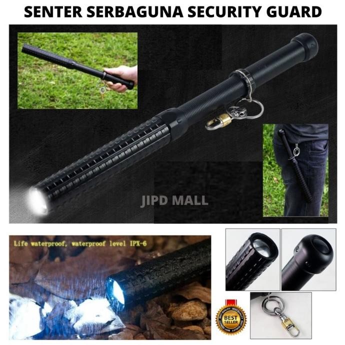 TERBARU - Self Defence Senter Tongkat Panjang Security Guard Traveling