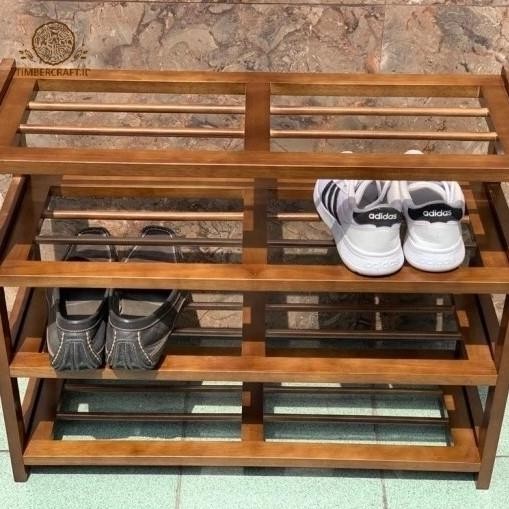 Rak Sepatu Kayu | Wooden Shoe Rack