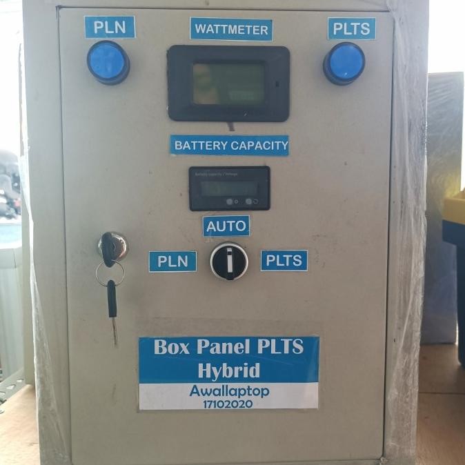 paket lengkap panel PLTS panel surya solar cell inverter SCC ATS HTY PRODUCT