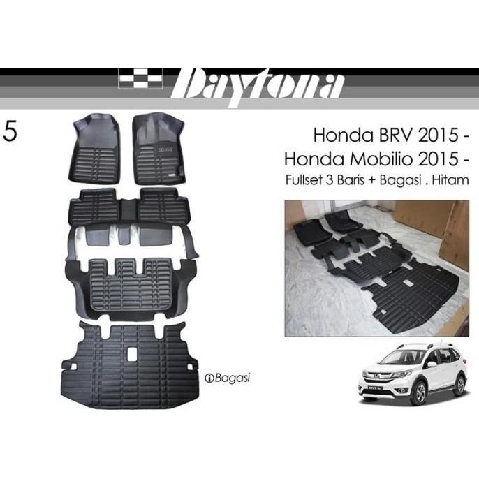 * Daytona Karpet 5D Honda Mobilio 2015- Full Set *