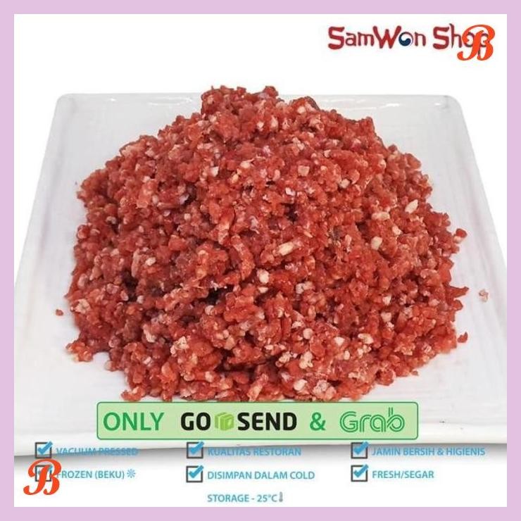 

| SMW | DAGING GILING SAPI AUS 500 GR PREMIUM - DAGING CINCANG KEMASAN VACUM