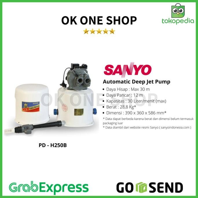 Baru Sanyo Jet Pump Pdh-250B