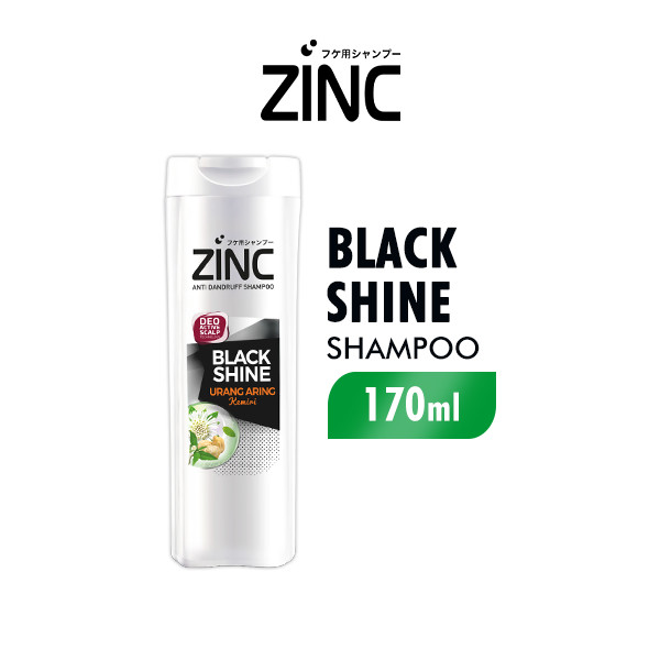 Zinc Shampoo Black Shine Botol 170 ml