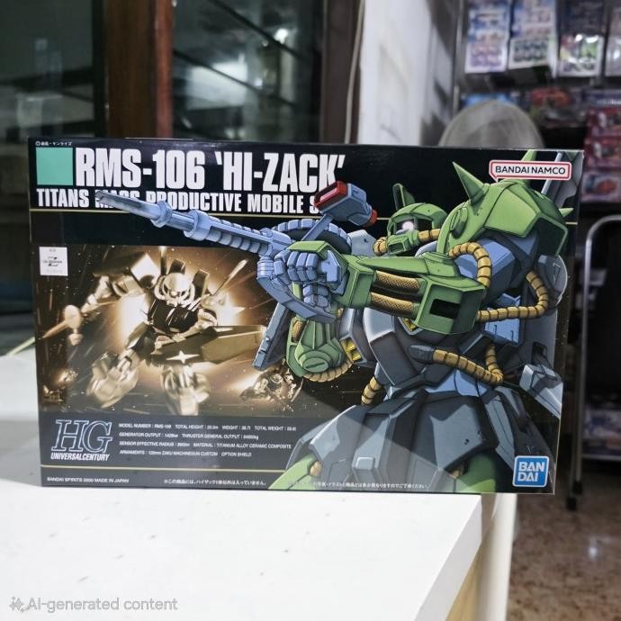 HGUC RMS106 HI ZACK BANDAI GUNDAM
