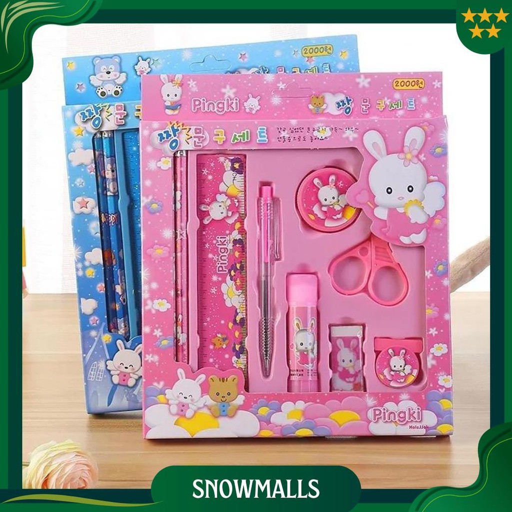 

2009 Pensil Set 9 In 1 Alat Tulis Sekolah Anak Lengkap Promo Puncak