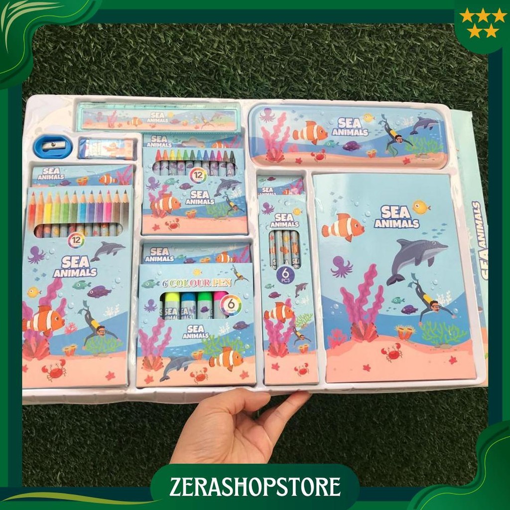 

Stationary Set Big Peralatan Sekolah Anak Alat Tulis Set Perlengkapan Sekolah Anak Kado Ulang Tahun Anak Promo 4.4