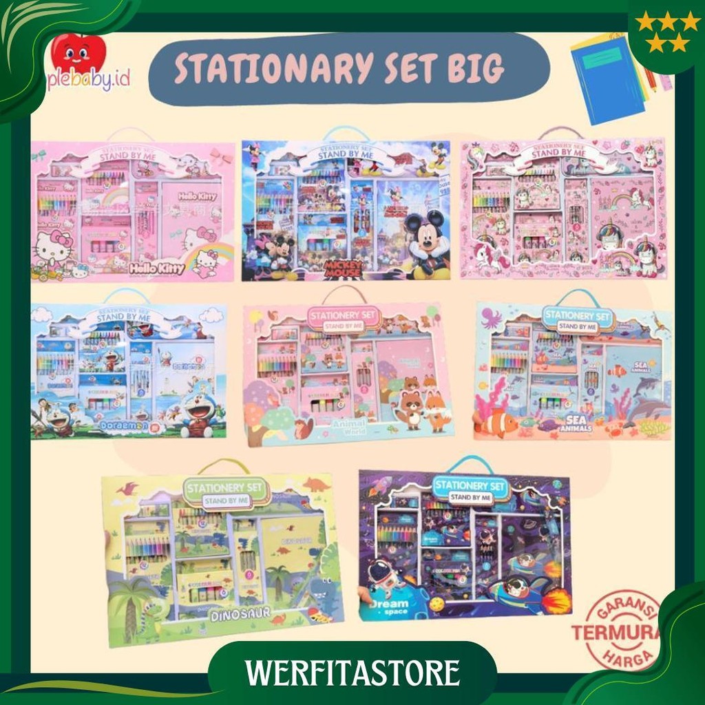 

Stationary Set Big Peralatan Sekolah Anak Alat Tulis Set Perlengkapan Sekolah Anak Kado Ulang Tahun Anak Ori