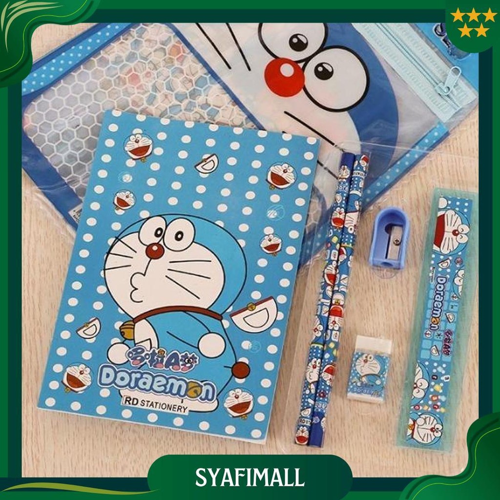 

Osb Stationery Set 6 In 1 Free Bag Alat Tulis Anak Sekolah Buku Pulpen Penghapus Pengaris Ori