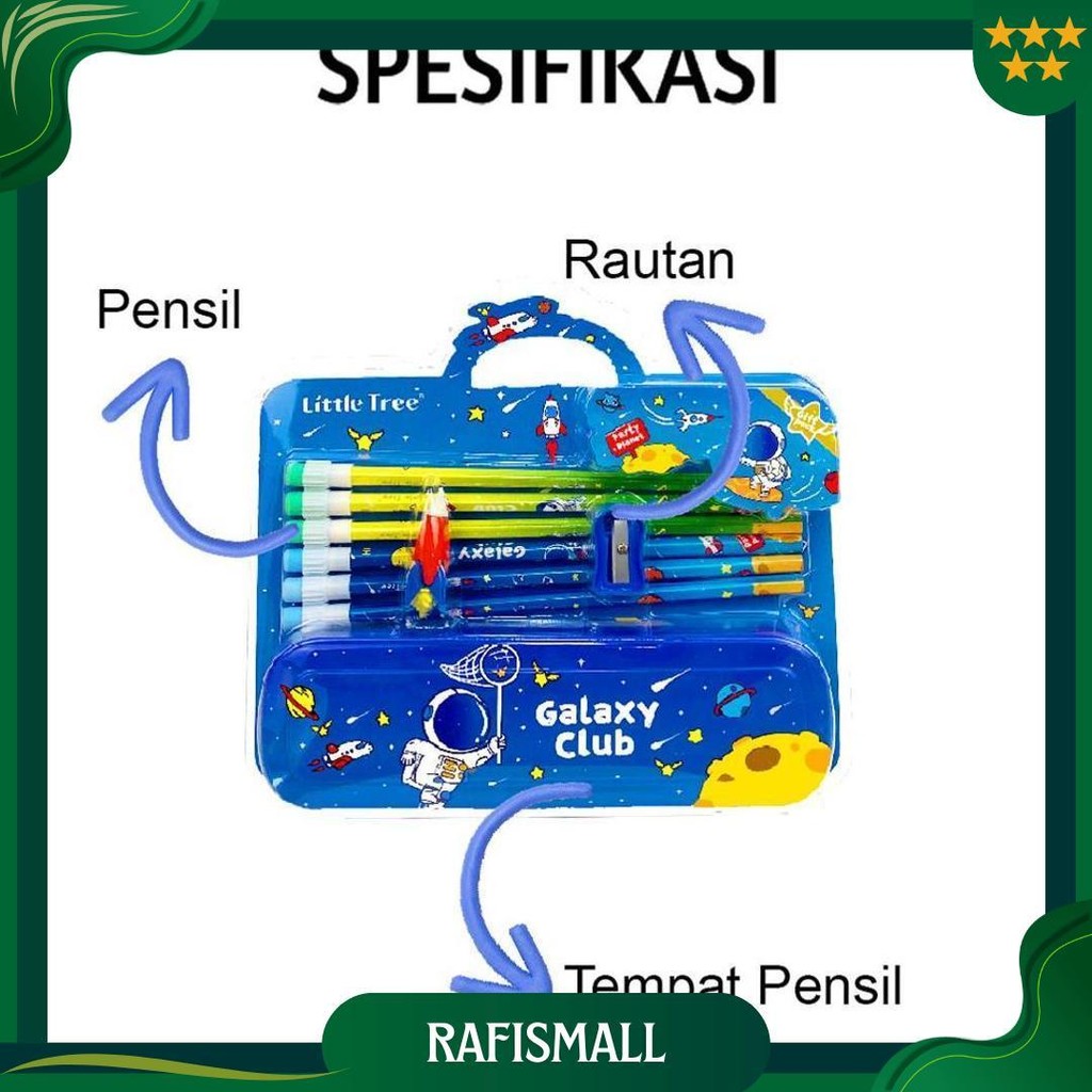 

Alat Tulis Anak Lengkap Tempat Pensil Anak 9In1 Karakter 8001-E Sale