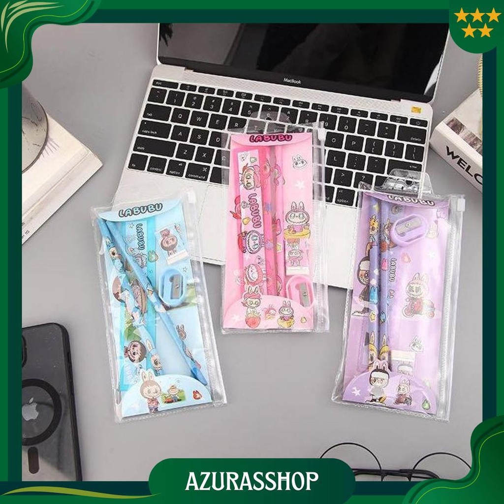 

Alat Tulis Set 6 In 1 Karakte Murah Lucu / Kotak Pensil Anak Set Stationery Untuk Hadiah Anak Sekolah Labubu Ori