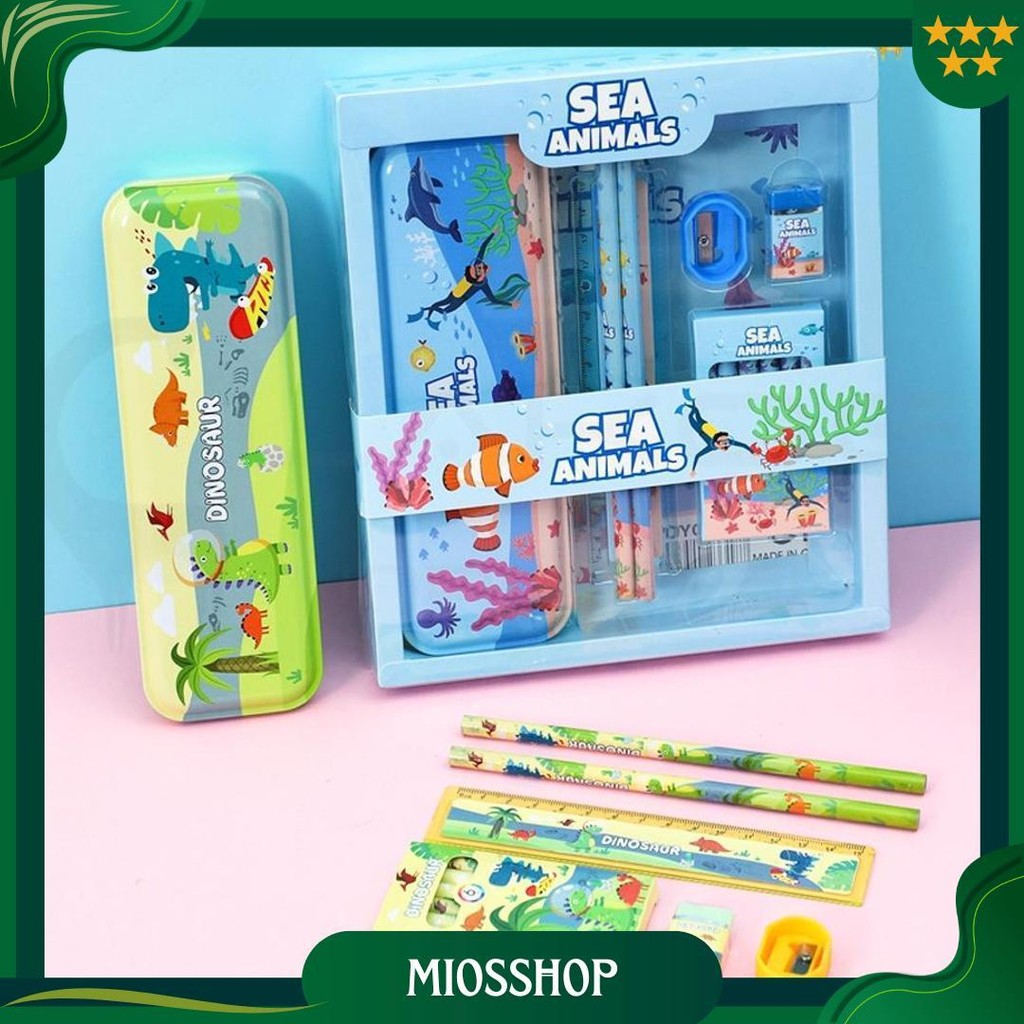

Lakoe Kotak Pensil Anak Set Stationery/Alat Tulis Kotak Pensil Karakter/Alat Tulis Set Lengkap Promo