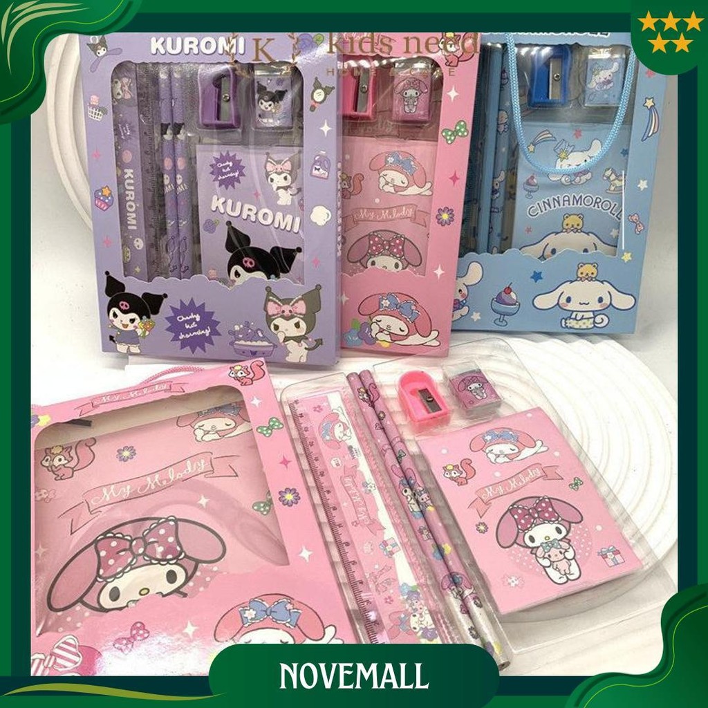 

Alat Tulis Set 6 In 1 Karakte Murah Lucu / Kotak Pensil Anak Set Stationery Untuk Hadiah Anak Sekolah Labubu Promo 4.4