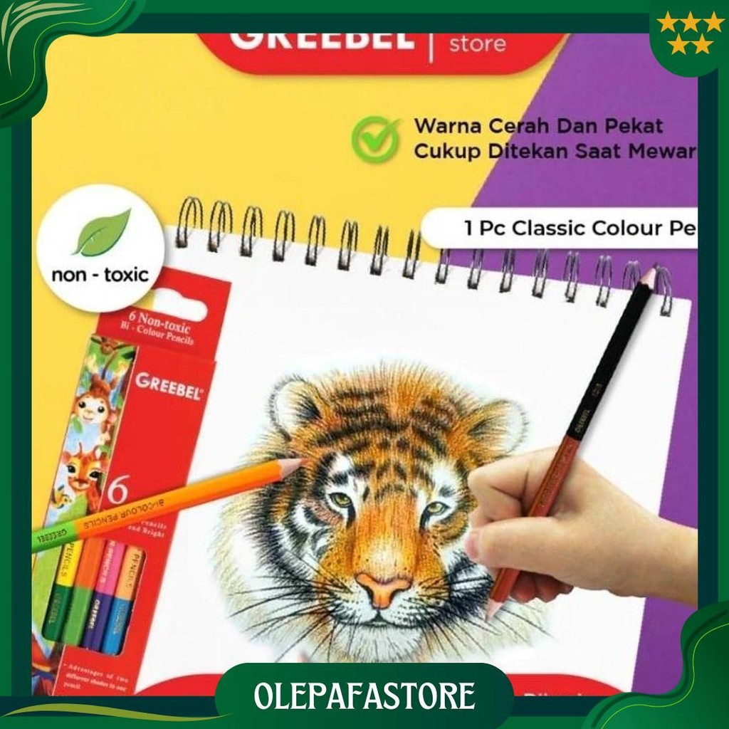 

Greebel Paket Alat Tulis Tab 2017 / Set Atk Crayon Pensil Warna Pulpen Best Seller