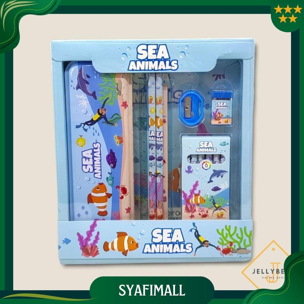 

Stationery Paket Alat Tulis Set Karakter 8015 / Suvenir Ulang Tahun Ori