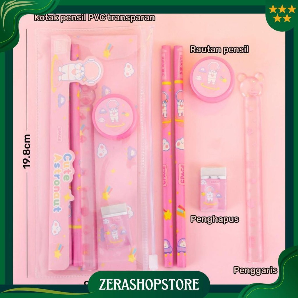 

Alat Tulis Lucu Istimewa Paket Alat Tulis 5 In 1 Pensil Penggaris Penghapus Paket Lengkap Sekolah Kantor Belajar Set Murah Perlengkapan Menulisu Kartun Souvenir Ulang Tahun Kado Anak Birthday Gift Stationery Promo 4.4