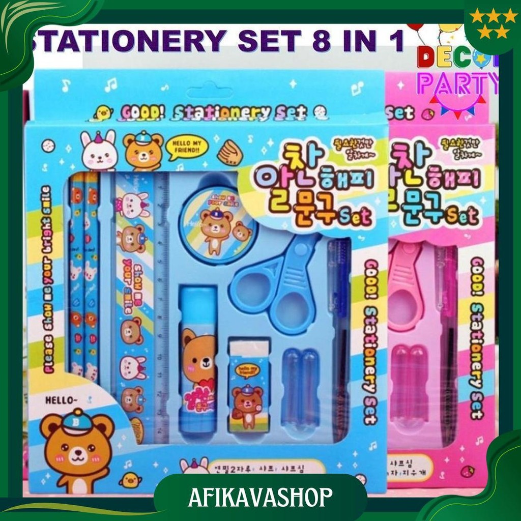 

Dp Paket Alat Tulis Set 8 In1 Stationery Set Study Set Anak Karakter Set Alat Tulis Anak Tk Paud Best Seller