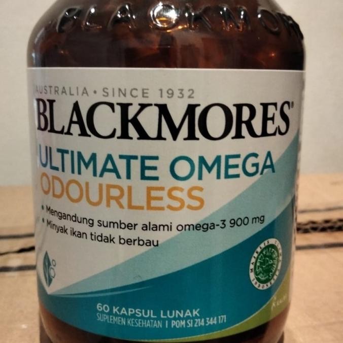 Blackmores Ultimate Omega 60 Kapsul Minyak Ikan Omega 3 Alami Odorless TEG