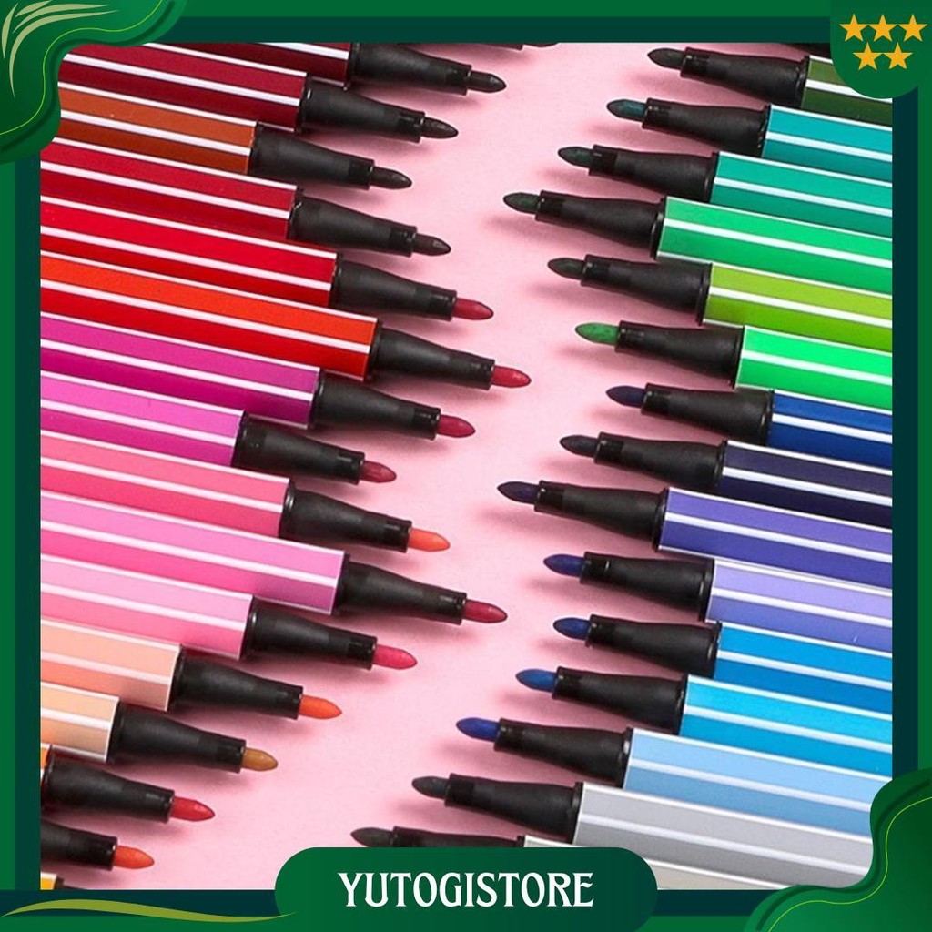 

Aimilo Spidol Warna Warni 1 Set Hexagonal Watercolor Marker Pen 12/24 Warna Sale