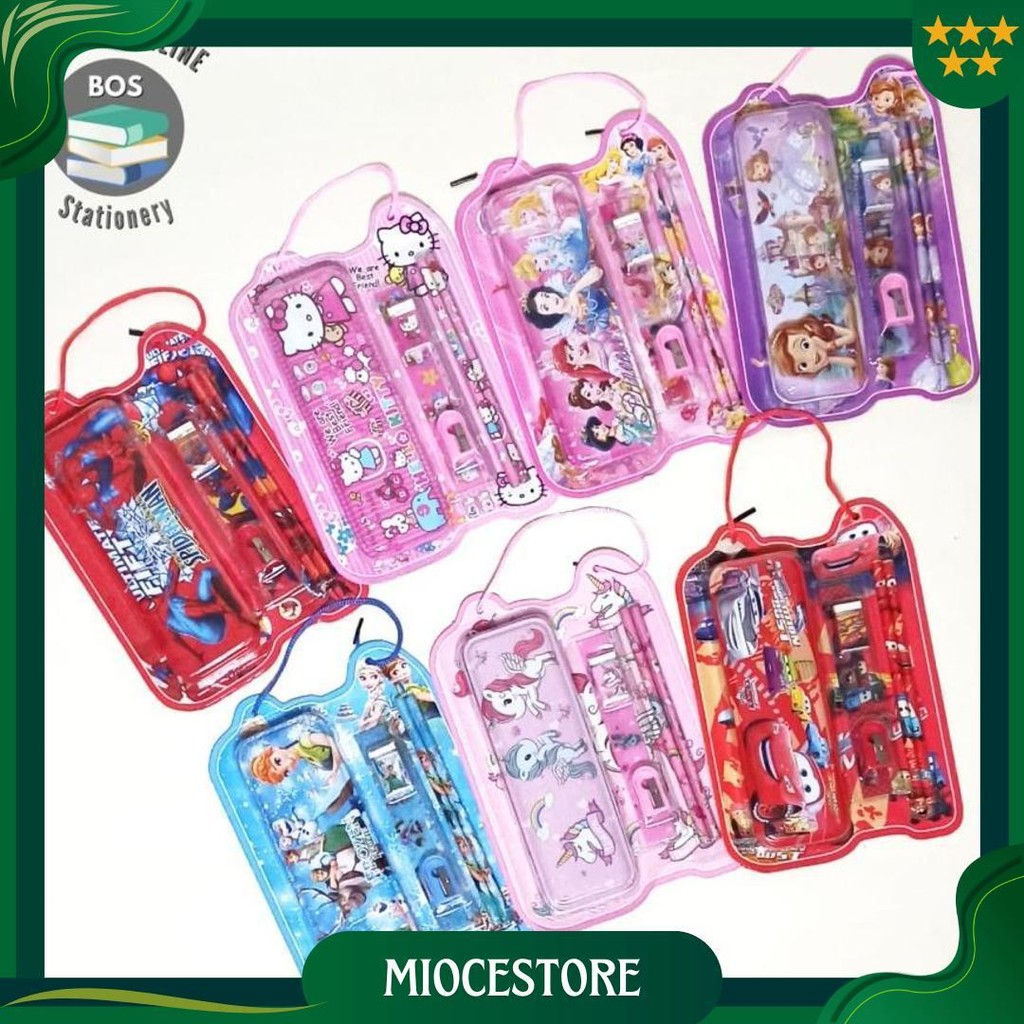 

Bos Set Alat Tulis Fancy/Stationery Set/Fancy Set/Kado/Souvenir Anak Promo