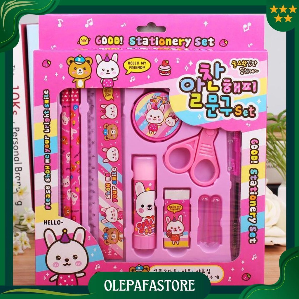 

Peralatan Tulis Set Sekolah Anak-Anak / Stationery Set / Perlengkapan Sekolah / Paket Alat Tulis 10In1 2015 /Alat Tulis Set/Stationery Set Fancy/ Set Alat Tulis Anak Set Alat Tulis Karakter Promo 4.4