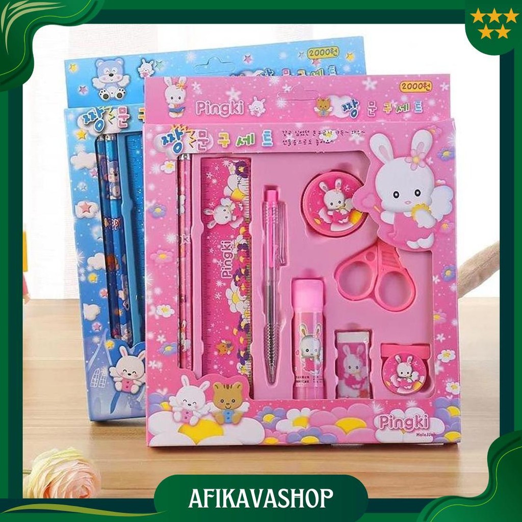 

2009 Pencil Set 9 In 1 Alat Tulis Sekolah Anak Lengkap Sale