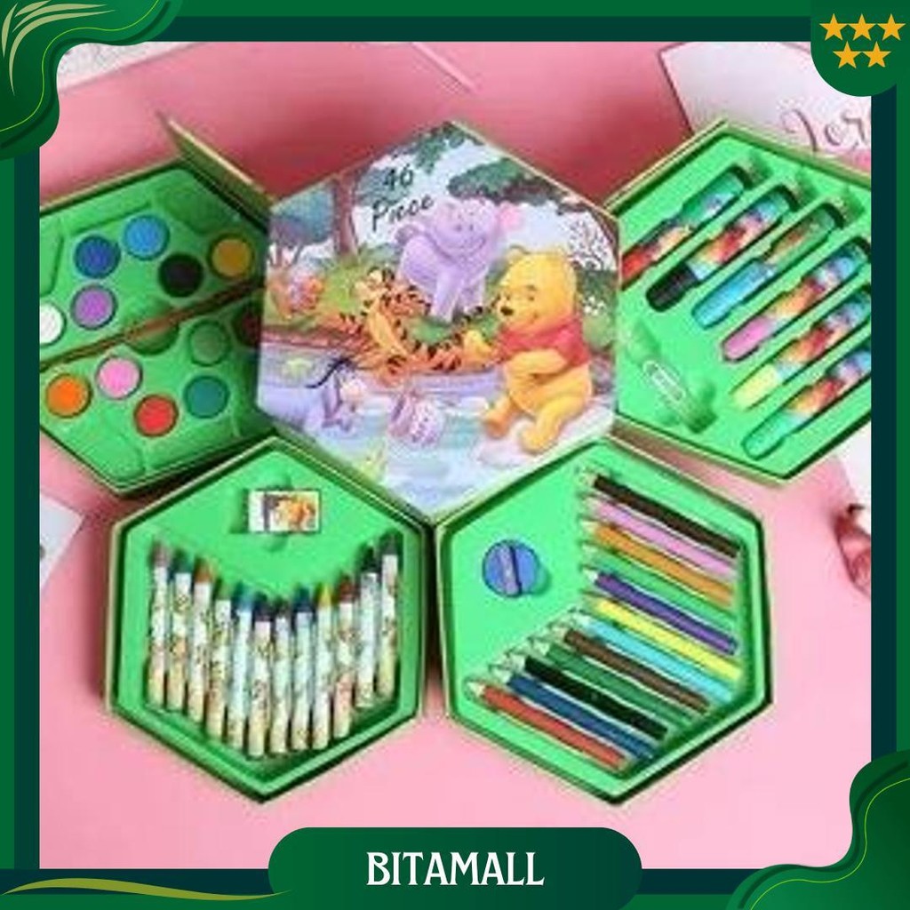 

|J.A| Crayon Set 4 In 1 Motif Karakter Kartun Alat Mewarnai Dan Melukis Cocok Untuk Anak - Anak / Pensil Warna Set 4 In 1 Motif Kartun Frozen,Mickey Mouse,Winnie The Pooh,Car Dan Hello Kitty Sale