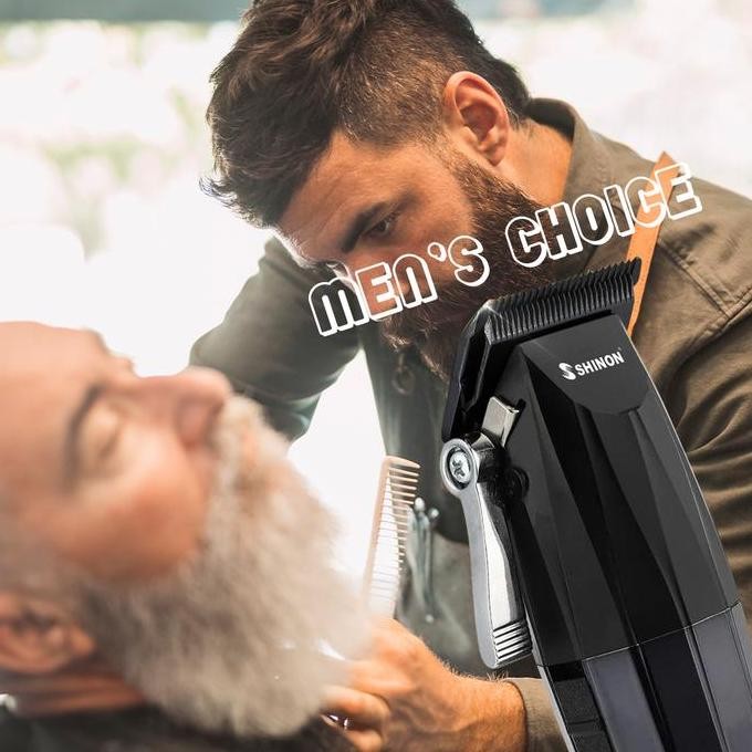 Shinon S-113 Hair Clipper Alat Pangkas Rambut Original Alat Potong Rambut Kliper Bergas Rambut Elekt