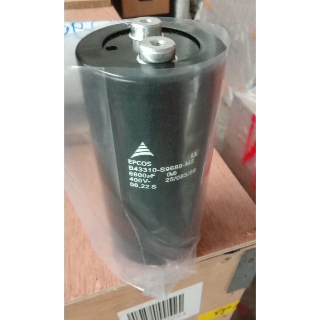 kapasitor 6800uf 400V EPCOS ORI import