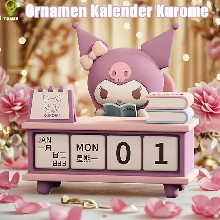

Sanrio Pochacco Kuromi Seri Kalender Meja Model Karakter Lucu Koleksi Dekorasi Desktop Kantor Hadiah Ulang Tahun Anakanak
