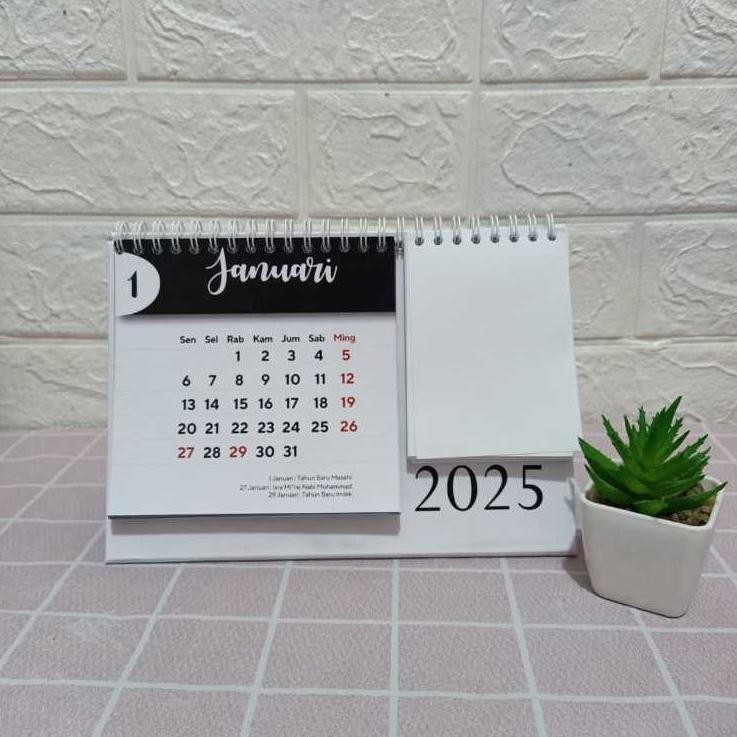 

Kalender Duduk Notes 50 Lembar Custom 2025