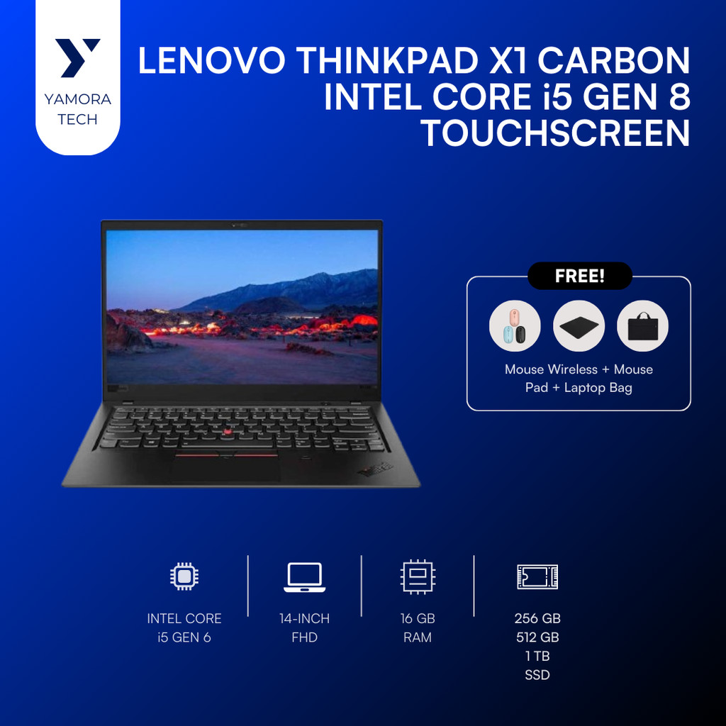 Lenovo Thinkpad X1 Carbon Core i5 Gen 8 Touchscreen