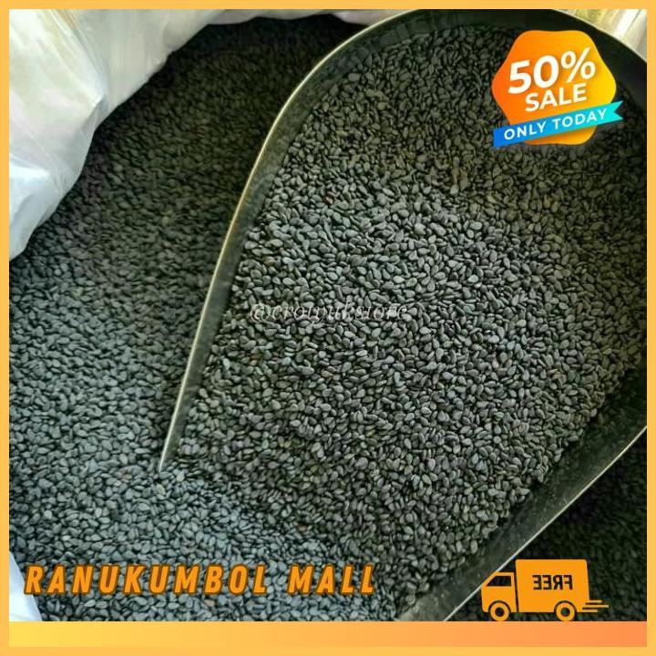 

PREMIUM BLACK SESAME SEED 250GR WIJEN HITAM RANU KUMBOL MALL TERBAIK!!