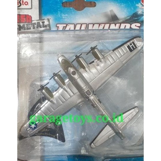 Maisto Tailwinds Diecast Miniatur Pesawat B17 Flying Fortress