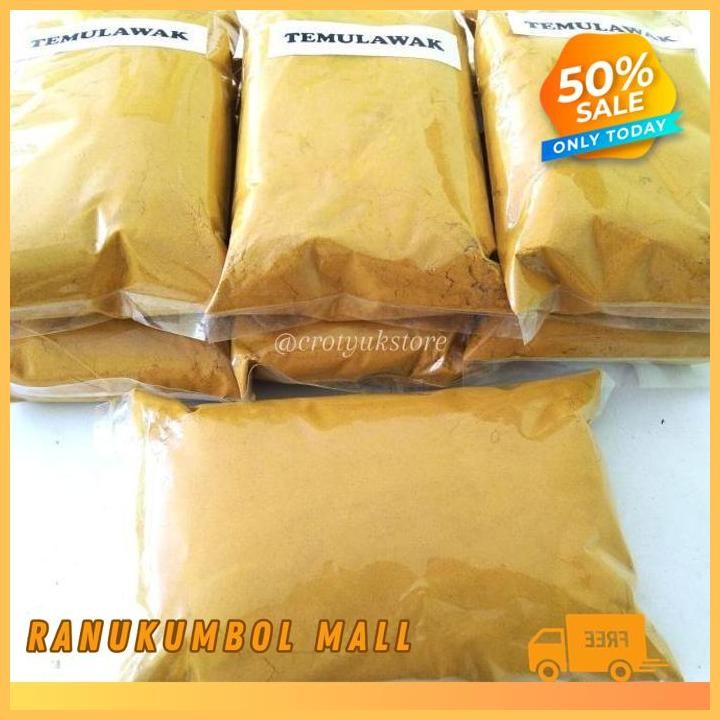 

TEMULAWAK MURNI 500GR SERBUK BUBUK RANU KUMBOL MALL BEST SELLER!!!