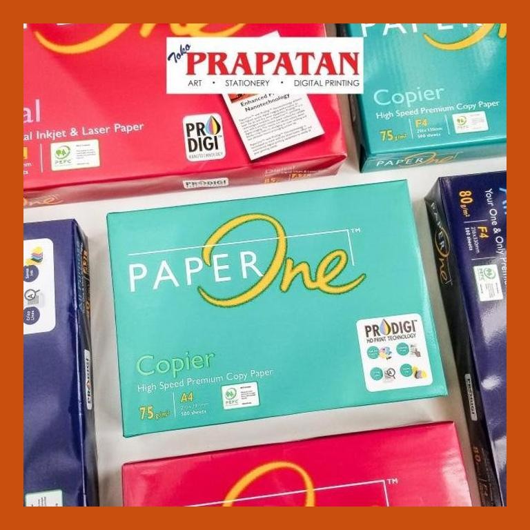 

[ PERALATAN LUKIS / GAMBAR ] KERTAS HVS PAPER ONE A4 70 GRM / KERTAS PRINT / KERTAS FOTO COPY PACKING AMAN