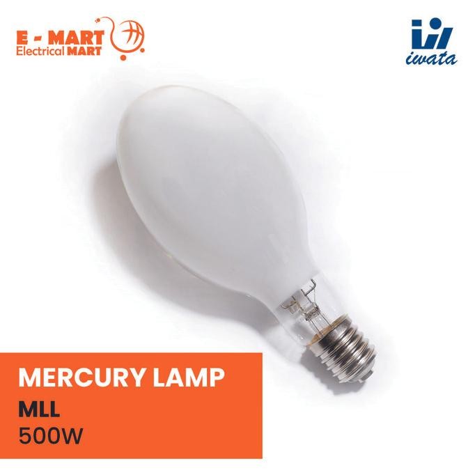 TERBARU - ML 500W E40 220-230V Lampu Mercury 500 Watt MLL 500Watt Ganti Philips