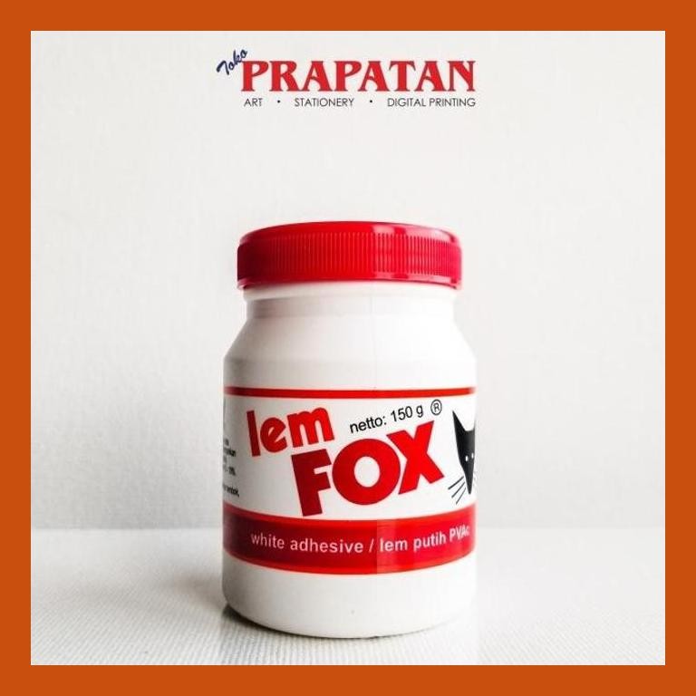 

[ PERALATAN LUKIS / GAMBAR ] LEM FOX 150 GRAM / LEM PUTIH PVAC COD