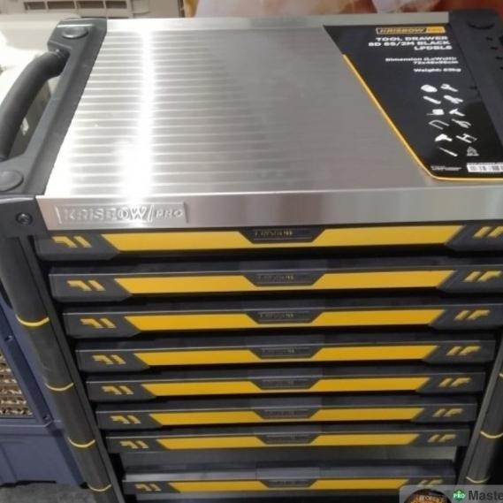 JUAL Krisbow Lemari perkakas bengkel Tool Box Cabinet Trolley 7 Drawer