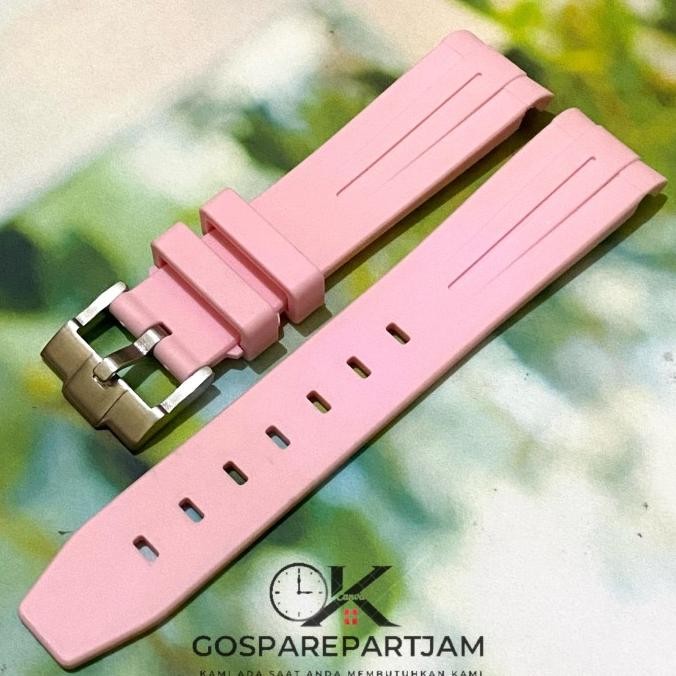 Strap Tali Jam Rubber Melengkung 20 Mm Omega X Swatch Moonswatch Original Dan Terpercaya