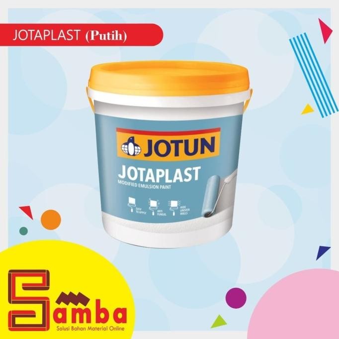 Jotun Putih Jotaplast 25 Kg / Cat Tembok Interior / Cat Plafon 1 Pail Original Dan Terpercaya