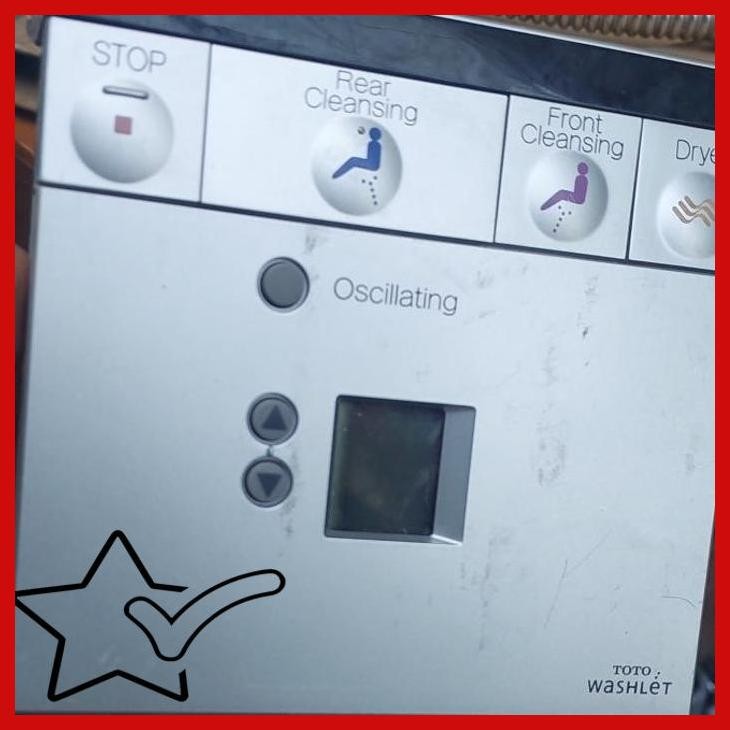 [UBK] MODUL CONTROL WASHLET UNTUK TOTO TCF491CS SMART KLOSET (BEKAS)