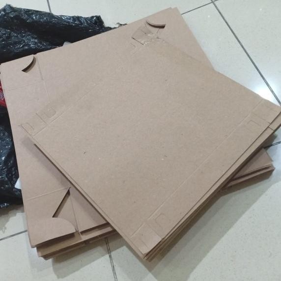 

DUS NASI 20x20 KOTAK NASI KRAFT PAPER / COKLAT SUPER TEBAL TUTUP PISAH